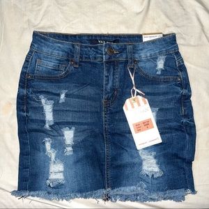 Wax Jeans Skirt